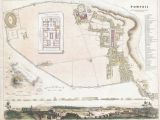 City Map Of Italy In English File 1832 S D U K City Plan or Map Of Pompeii Italy Geographicus