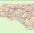 City Map Of north Carolina Road Map Of north Carolina with Cities with Names Highway Map Of