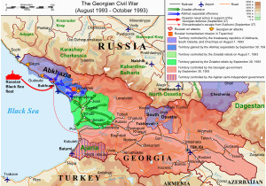 Civil War Battles In Georgia Map Georgian Civil War Wikipedia