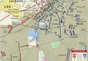 Civil War Battles In Georgia Map Second Manassas 4pm to 6pm August 29 1862 Second Battle Of