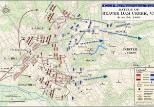 Civil War Battles In Tennessee Map Battle Of Mechanicsville Virginia Civil War Battlefield Map