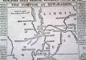 Civil War Battles In Tennessee Map Civil War Battle island 10 New Madrid Mo