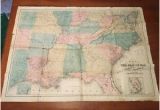Civil War Battles In Texas Map Map Of the Seat Of War American Conflict 1866 Hand Colored Civil War
