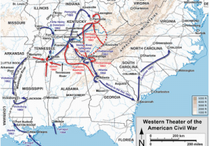 Civil War Battles In Texas Map Western theater Of the American Civil War Wikipedia