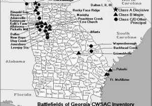 Civil War Sites In Georgia Map Related Image Maps Pinterest