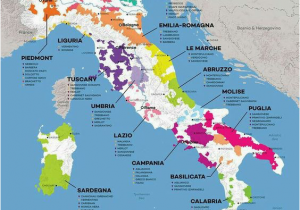 Civita Italy Map Vinos Italia Wine Italienischer Wein Weinkarte Wein