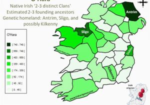 Clans Of Ireland Map O Hara Clan Genetic Homeland My Family Heritage Irish