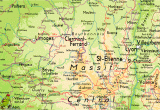 Clermont Ferrand France Map Auvergne