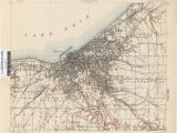 Cleveland Ohio On Map Ohio Historical topographic Maps Perry Castaa Eda Map Collection