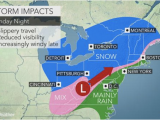 Cleveland Ohio On the Map Snow Christmas Eve Could Make for Slippery Travel Conditions In