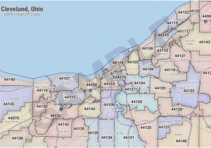 Cleveland Ohio Zip Codes Map Maps Of Cleveland Ohio area Awesome Ohio Zip Code Map Maps