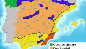 Climate Map Of Spain Green Spain Wikipedia