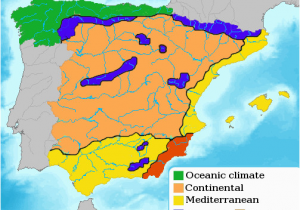 Climate Map Of Spain Green Spain Wikipedia