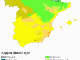 Climate Map Of Spain Oceanic Climate Revolvy