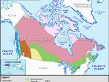 Climate Regions Of Canada Map Canada Climate Map Geography Canada Map Geography