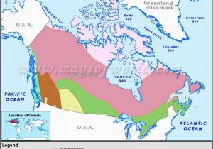 Climate Regions Of Canada Map Canada Climate Map Geography Canada Map Geography