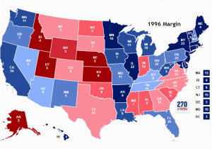Clinton Tennessee Map Presidential Election Of 1996