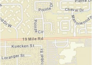 Clinton township Michigan Map Usps Coma Location Details