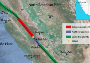 Coalinga California Map Map Of Earthquakes In California Location Map Of the San andreas