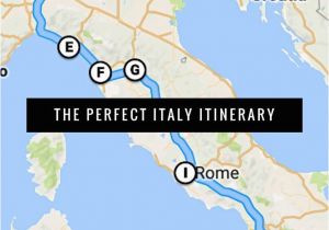 Coast Of Italy Map the Best Italy Itinerary 3 Weeks or Less Places I Want to Go