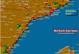 Coastal Map Of Spain Detailed Map Of East Coast Of Spain Twitterleesclub