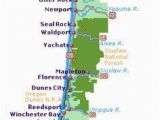 Coastal oregon Map Simple oregon Coast Map with towns and Cities Projects to Try In