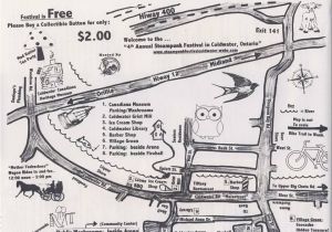 Coldwater Michigan Map Map Of the Coldwater Steampunk Festival August 9 Steampunk