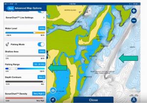 Coldwater Ohio Map How to Find Fishing Spots Using Navionics Bottom Contour Maps