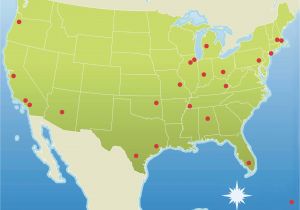 Colleges In Georgia Map asco Member Schools and Colleges Valid Map Of southern California