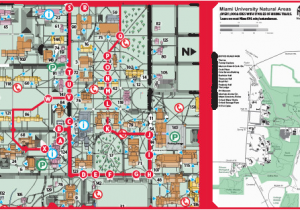 Colleges In Michigan Map Oxford Campus Maps Miami University