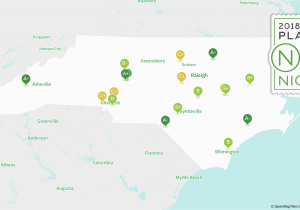 Colleges In north Carolina Map 2018 Best Suburbs to Live In north Carolina Niche