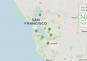 Colleges In north Carolina Map 2019 Best Colleges In San Francisco Bay area Niche