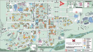 Colleges In Ohio Map Oxford Campus Maps Miami University