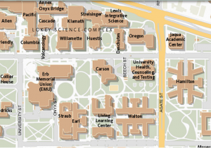 Colleges In oregon Map Maps University Of oregon