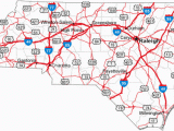 Colleges north Carolina Map Map Of north Carolina