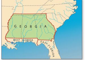 Colonial Georgia Map History Of Georgia American En En A N History History Of