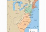Colonial New England Map the First Thirteen States 1779 History Wall Maps Globes