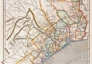 Colony Texas Map Republic Of Texas by Sidney E Morse 1844 This is A Cerographic