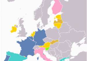 Color Coded Map Of Europe 2 Euro Commemorative Coins Wikipedia
