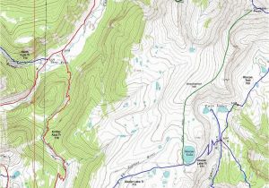 Colorado 4×4 Trail Maps Blue Lake Loop south San Juan Wilderness Colorado Free topo Trail
