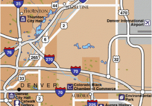 Colorado Airports Map Denver International Airport Airport Maps Maps and Directions to