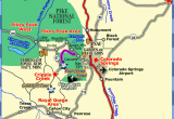 Colorado attractions Map Map Of Colorado towns and areas within 1 Hour Of Colorado Springs