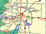 Colorado attractions Map towns within One Hour Drive Of Denver area Colorado Vacation Directory