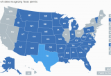 Colorado Ccw Reciprocity Map Texas Chl Reciprocity Map Arizona Weather Map Yorkshire Map