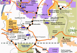 Colorado City Az Map A Map Of southern Utah and northeast Arizona Showing How Close Zion