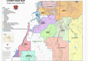 Colorado Counties Map with Cities Maps Douglas County Government