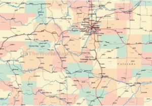 Colorado Counties Map with Roads Colorado County Map with Cities Ny County Map