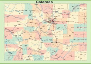 Colorado Driving Map 34 Colorado Highway Map Maps Directions