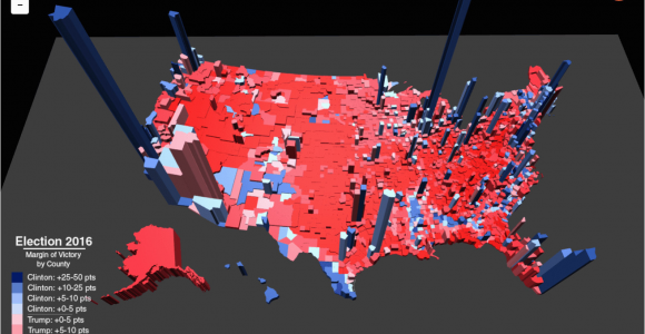 Colorado Election Results Map Election Results In the Third Dimension Metrocosm
