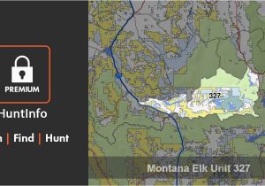 Colorado Elk Hunting Maps Montana Elk Hunting Unit 327 Huntinfo
